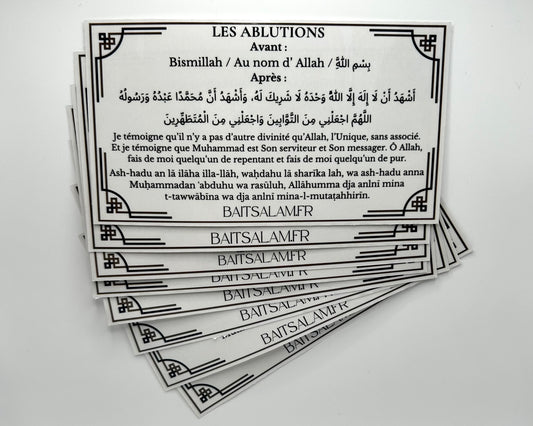 Lot de 8 stickers d’invocation transparents