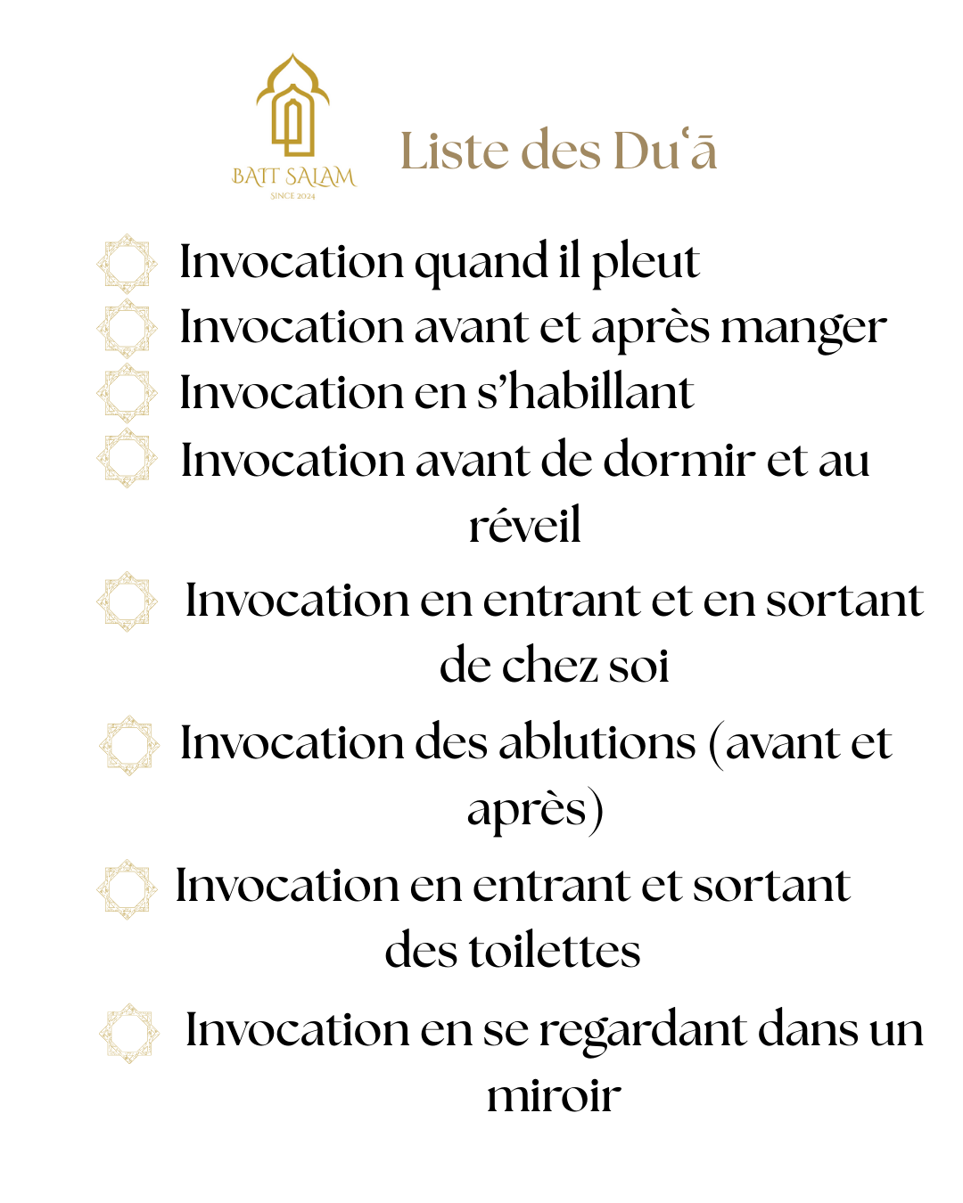 8 stickers d’invocation avec QR code sur fond blanc